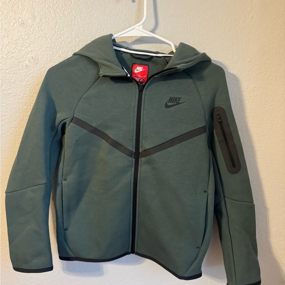 Nike Tech Olive Full-Zip Hoodie